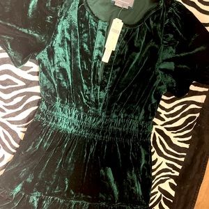 Anthropologie woman’s size small crushed velvet dress